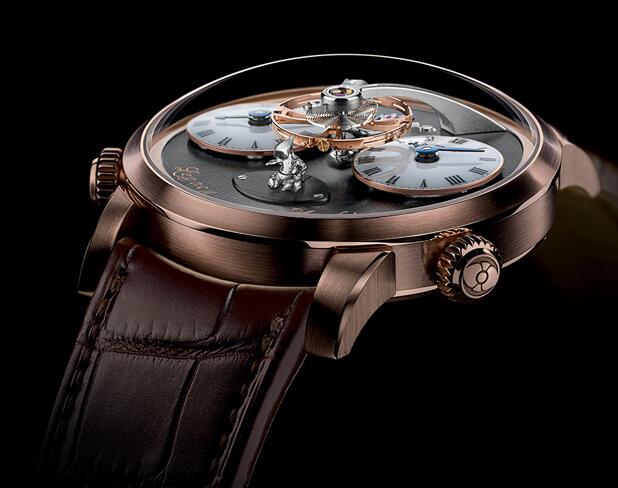 MB&F LEGACY MACHINES LM1 Xia Hang Red Gold 52.RL.W Replica Watch